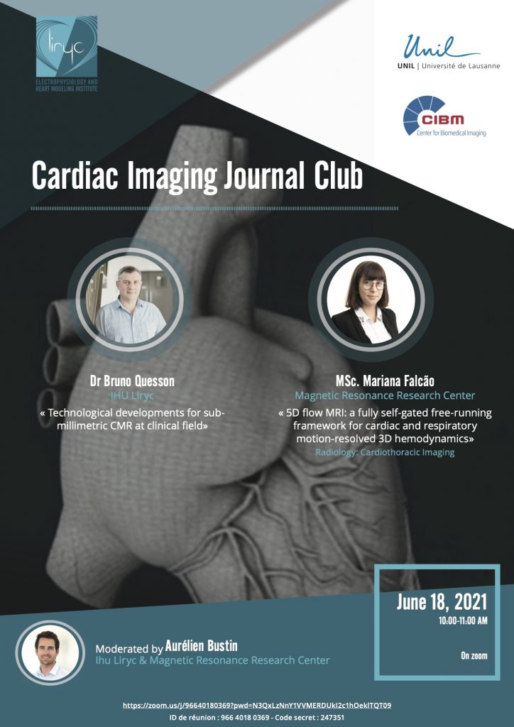 Cardiac Imaging Journal Club - Flyer Juin
